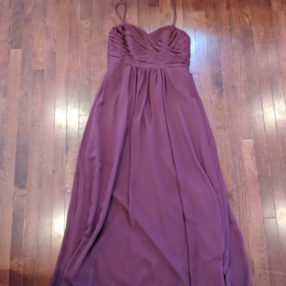 Raspberry Burgundy Prom/Bridesmaid Dress